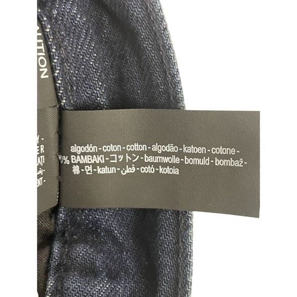 Zara Women Sparkly Bermuda Jean Shorts UK 38 US 6 Blue Denim 0943/246 NWT - Picture 9 of 11